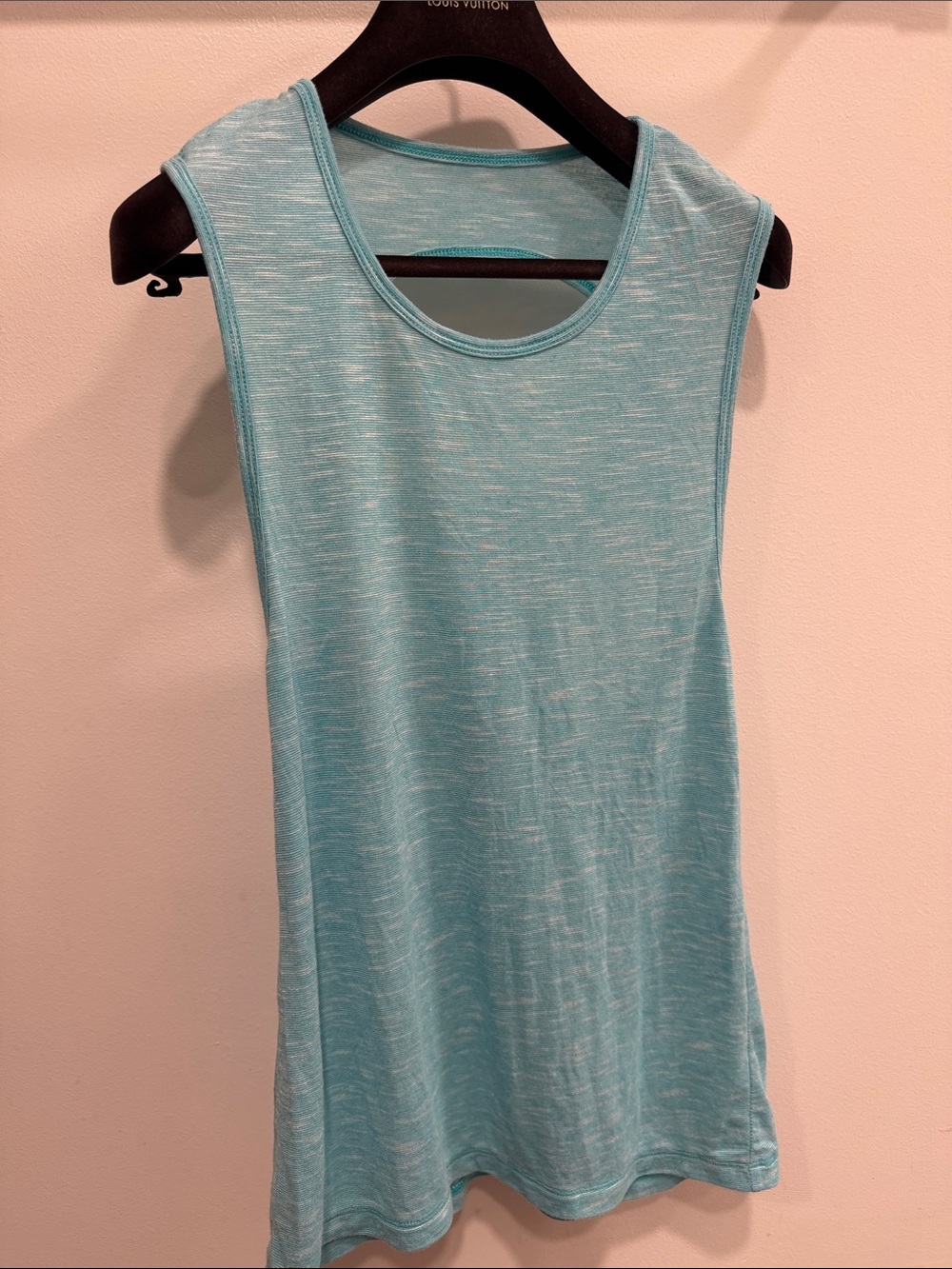 Lorna Jane Teal Slub Scoop Neck Tank